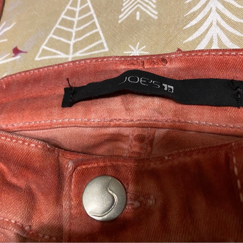 Joe’s brand jeans, rusty orange colored, 25 waist and 32 inseam. (J28) - Picture 7 of 7